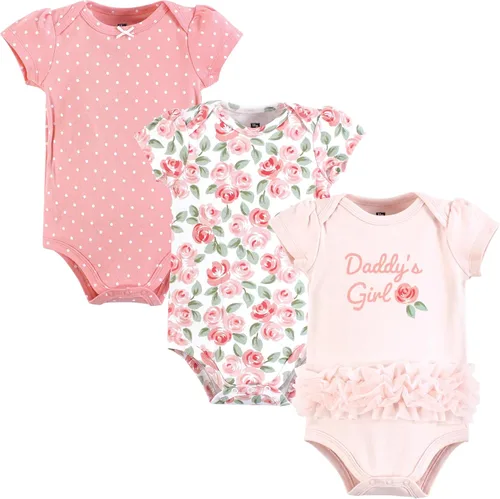 Miniatura 202 de Hudson Baby baby-girls Cotton Bodysuits 3-pack