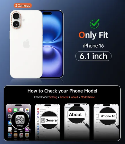 Miniatura 311 de FNTCASE Funda para iPhone 13 Pro-Max: Fundas magnéticas transparentes compatibles con Magsafe Slim anti amarillamiento protección contra caídas