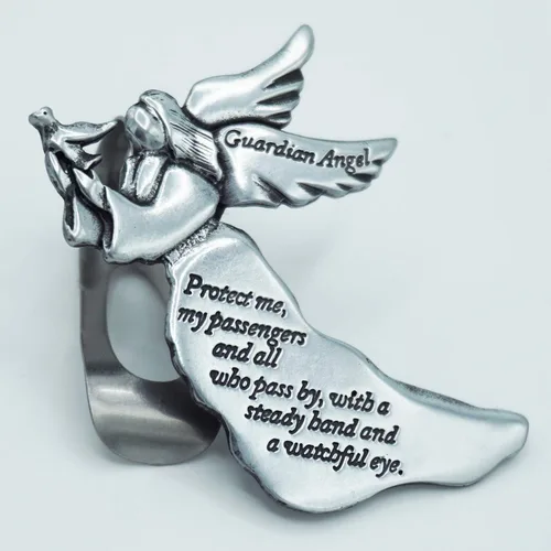 Miniatura 10 de Cathedral Art (Abbey & CA Gift Clip para visera de ángel de la guarda, multicolor)