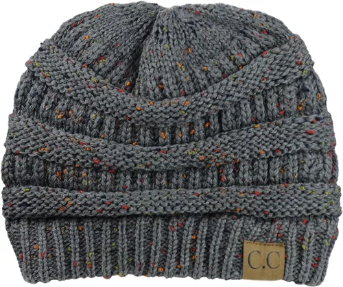 Miniatura 134 de C.C Trendy Warm Chunky Soft Stretch Cable Knit Beanie
