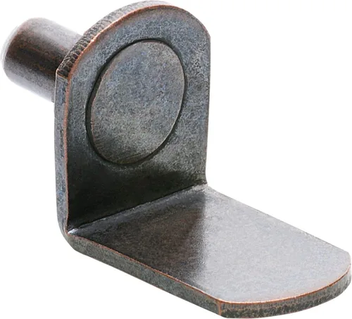 Miniatura 5 de Pinzas de soporte para estante de gabinete de 0.197 in (25 unidades) Clips en "L" para cocina y estantería Blanco