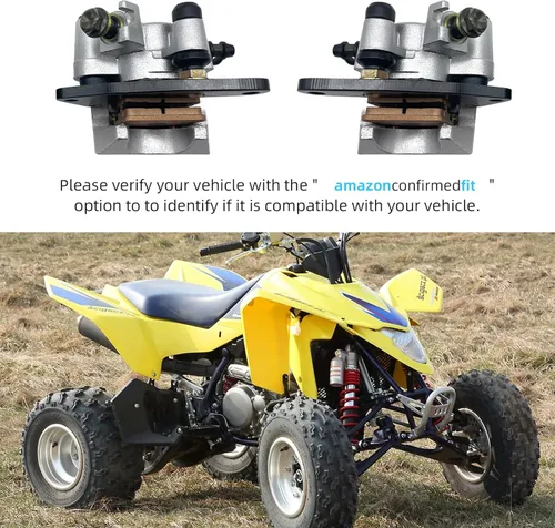 Miniatura 6 de M MATI Pinzas de freno delanteras izquierdas y derechas para Suzuki Eiger 400 500 Ozark 250 Quadsport 250 400 Vinson 500 LTA 400 500 LTF 250 400 LTZ