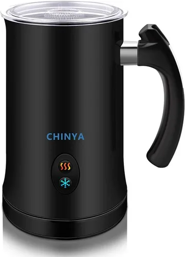 Espumador de leche, CHINYA espumador de leche eléctrico de espuma suave para espumado de leche fría y caliente, capuchino, café, latte, vaporizador
