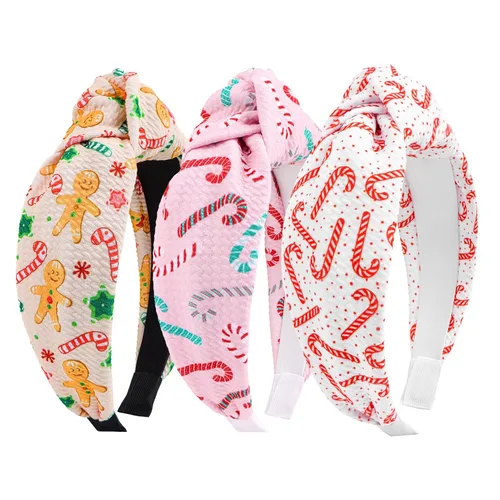 Miniatura 8 de YanJie Diademas anudadas de Halloween para mujeres y niñas, accesorios para el cabello espeluznantes de fantasma, calabaza, accesorios