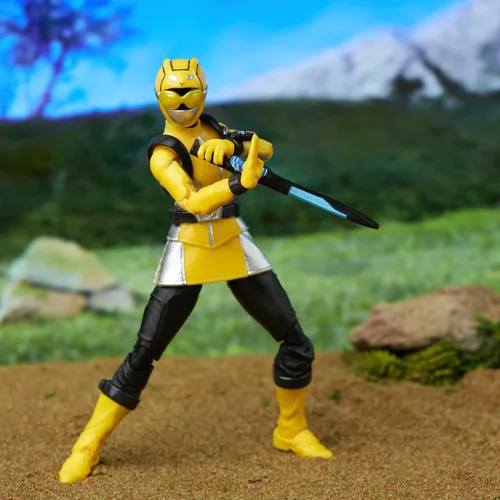 Miniatura 5 de Power Rangers Lightning Collection Beast Morphers Yellow Ranger - Figura de acción a escala de 6 pulgadas, juguetes y figuras de acción para niños a