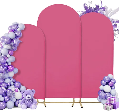 Miniatura 32 de Funda para arco de boda de 6 pies, tela elástica para arcos pequeños, cabinas de fotos y decoración de fiestas, para cumpleaños, duchas