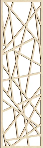 Miniatura 18 de Conway Paneles de pared decorativos de madera con calado, 9 3/8 pulgadas de ancho x 24 3/8 pulgadas de alto x 1/4 de alto, aliso