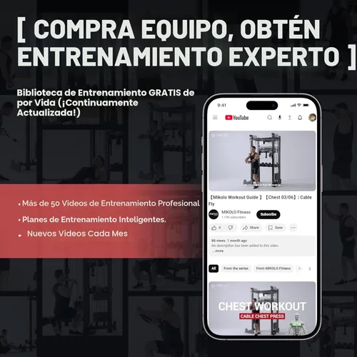 Miniatura 5 de Mikolo Jaula de Potencia, Rack de Potencia con Sistema de Cruce de Cables, 1500LBS Rack para Sentadillas con Sistema de Jalón LAT, Jaula de Rojo