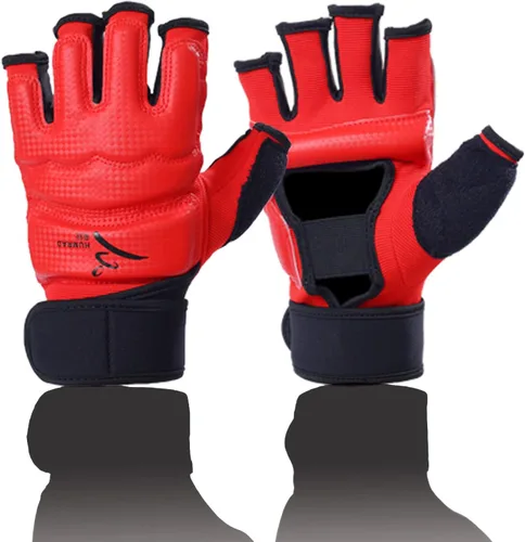 Miniatura 8 de Guantes de boxeo de kickboxing, guantes de boxeo para hombres, mujeres, niños, medio dedo, saco de boxeo, guantes de lucha para hombres y mujeres