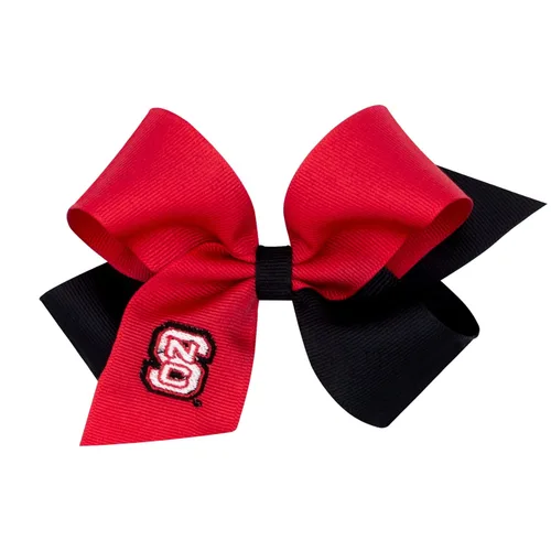 Miniatura 31 de Divine Creations - Lazo para el pelo de dos tonos para niñas con temática universitaria para el día del juego, por Wee Ones en un clip WeeStay