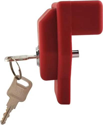 Miniatura 2 de Plástico, Cerradura de Mano Glad, con Llave Igual, Paquete de 3