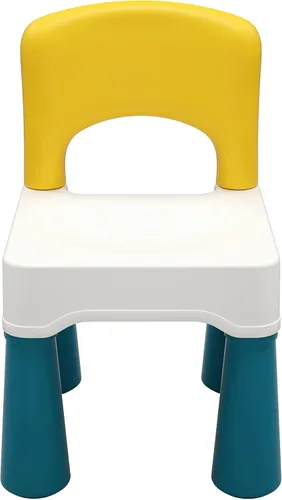 Miniatura 11 de burgkidz Silla de plástico para niños de 2 a 4 años, silla pequeña para niños y niñas, muebles Montessori ligeros y duraderos para leer/comer/jugar