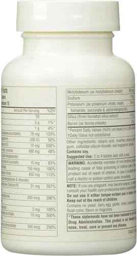 Miniatura 3 de Source Naturals Life Minerals, Krebs Cycle Complejo Multi-Mineral,60 Tabletas
