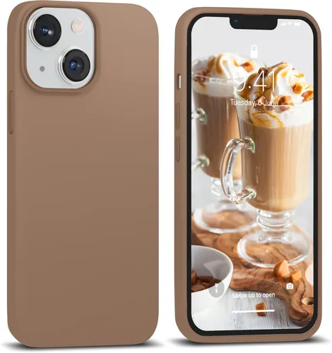 Miniatura 10 de IceSword Funda compatible con iPhone 13 Mini, color morado clavo, fundas de silicona para teléfono, ultra delgada, protección a prueba de golpes