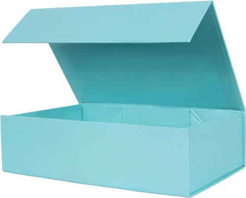 Miniatura 47 de Aimyoo Cajas de regalo magnéticas Galaxy negras con tapas 13.8x9x4.3 pulgadas, caja grande de propuesta para dama de honor y padrino, caja plegable