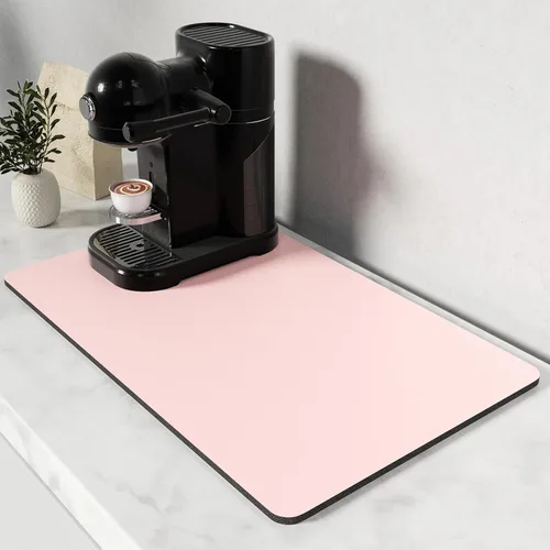 Miniatura 45 de Rnivvi Tapete de secado de platos para encimera de cocina, 16 x 18 pulgadas, bonita almohadilla de secado absorbente resistente al calor con goma