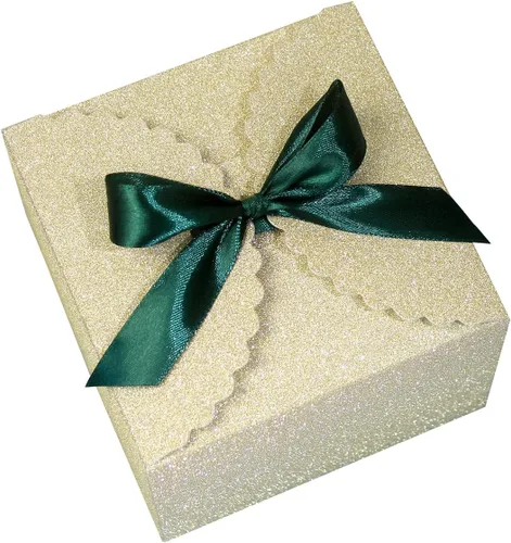 Miniatura 21 de WEWILUCK Cajas de regalo plateadas con purpurina, 10 cajas de regalo pequeñas con tapas a granel para bodas, fiestas, cumpleaños, día de San
