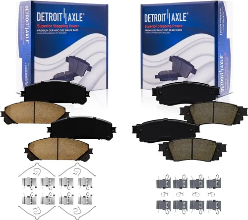 Miniatura 17 de Detroit Axle - Zapatas de freno traseras para Dodge Ram 1500 Buick Century LeSabre Roadmaster Cadillac Brougham Fleetwood DeVille Chevrolet Caprice