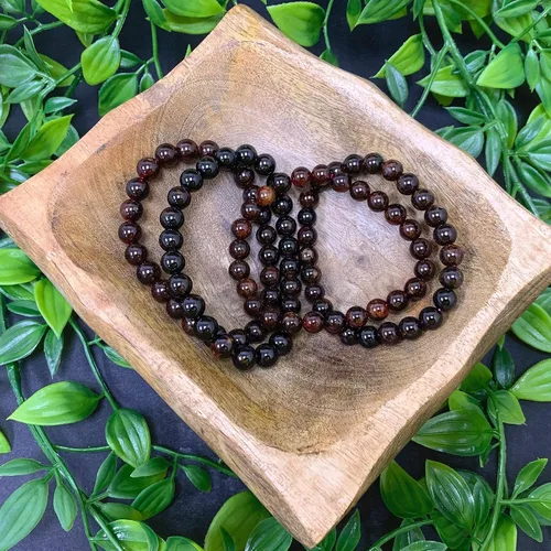 Miniatura 670 de Gem Avenue Handmade Round Bead Stretch Bracelet Unisex Natural Stone Beaded Jewelry for Men & Women, Elastic Wristband for Daily Wear