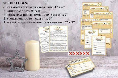 Miniatura 2 de Christian Bible Feud Game - Noche de juegos de la iglesia, trivia bíblica, diversión para la familia - Incluye tarjetas y preguntas SJ02