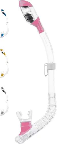 Miniatura 4 de Cressi Mini Malpelo Junior Dry Snorkel Transparente/Amarillo