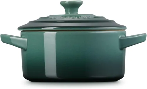 Miniatura 3 de Le Creuset Mini Cocotte redonda de gres, 237 ml, alcachofa Artichaut