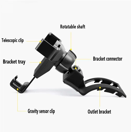 Miniatura 6 de BEERTE Soporte de teléfono para Toyota RAV4 2025-2019 Soporte de teléfono celular RAV4 XLE Premium AWD, Adventure, XSE Hybrid, Limited Hybrid