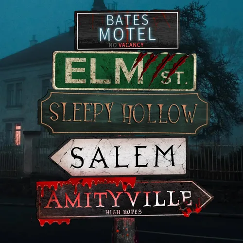 Miniatura 7 de flinelife Cartel de Elm Street, 16x6, Colección de Carteles de Terror - Perfecto para Amantes de las Películas de Horror