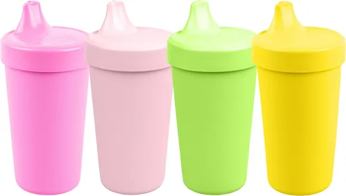 Miniatura 19 de Re-Play - Vasos con tapa y boquilla de 10 oz., hechos en EE.UU. para niños pequeños de 1 año en adelante, a prueba de derrames, aptos
