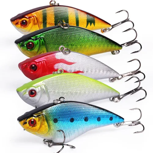 Sougayilang Señuelos de Pesca Anzuelos Duros Grandes con Gancho Agudo, Aspecto Real 3D, Se Hundir para Pesca de Róbalo, Trucha, Leucoma, Gallineta