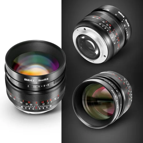 Miniatura 2 de Meike 50mm F0.95 Lentes estándar de gran apertura Manual Focus Prime APS-C para lentes Canon EOS-R EOS-RP R5 R5C R6 R7 R10 de cámara sin espejo