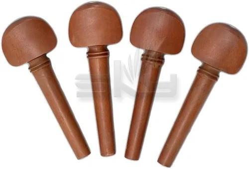 Miniatura 3 de SKY Juego de clavijas de violín de ébano talladas de tamaño completo 4/4 a estrenar
