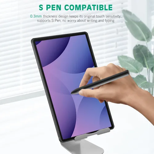 Miniatura 4 de apiker [Paquete de 2] Protector de pantalla para Samsung Galaxy Tab S10 Plus/S9 Plus/S9 FE Plus/S7 FE 5G/S8 Plus de 12.4 pulgadas, vidrio templado