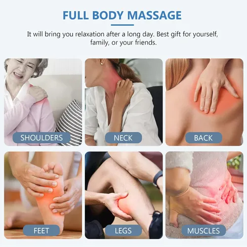 Miniatura 5 de Bola de rodillo de masaje, masajeador de cuello para aliviar el dolor, herramienta de masaje de tejido profundo, alivio muscular del dolor, drenaje