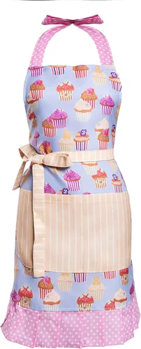 Lindos Delantales de Patrón Floral Retro con Bolsillos Grandes para Mujeres Niñas Cocina Panadería Regalo para Madre Lindo paste