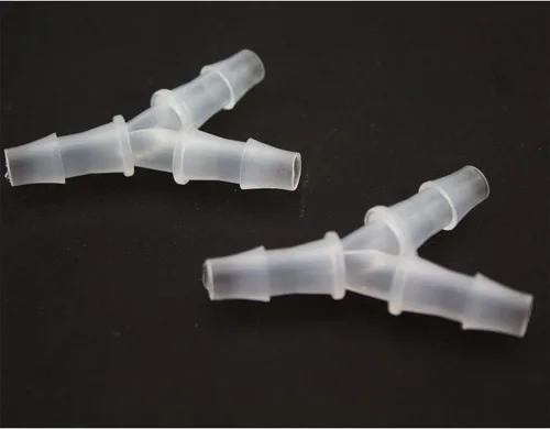 Miniatura 4 de TAODAN 10 unids 3/8 "manguera de plástico de púas iguales de púas 3 vías en forma de Y para manguera de polipropileno de plástico conectores