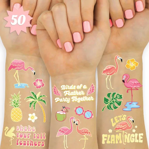 Miniatura 9 de xo, Fetti Tatuajes temporales de despedida de soltera – 42 estilos de lámina dorada Decoración de despedida de soltera glamping, accesorio