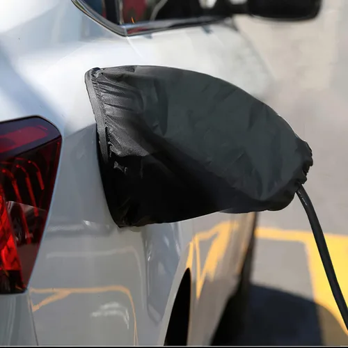Funda para puerto de cargador EV, cubierta para enchufe de cargador de auto eléctrico, impermeable al aire libre, protección contra nieve, lluvia,