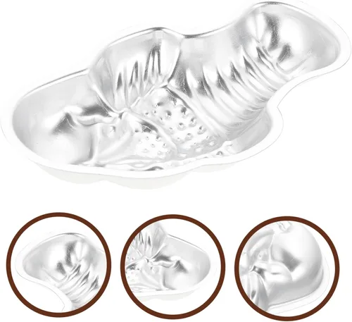 Miniatura 6 de Pastel de arroz de gelatina de metal para cocina Pudín Mousse Suministros para hornear alimentos seguros para el calor