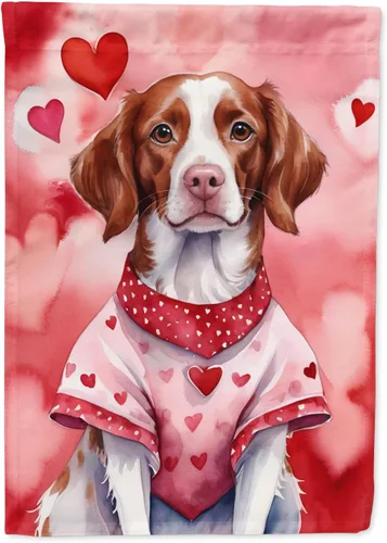 Miniatura 113 de Caroline's Treasures DAC5292CHF - Bandera de Border Collie My Valentine House para porche, grande, con manga para porche, para colgar en la pared
