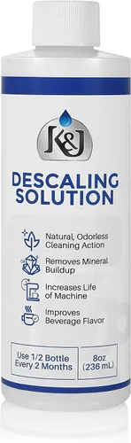 Miniatura 7 de K&J Solución de descalcificación prémium (4 usos) - Fabricado en Estados Unidos - Descalcificador para Keurig, Breville, Nespresso, Delonghi