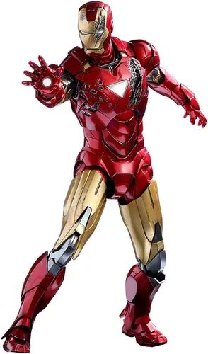 Hot Toys Figura de Marvel The Avengers Iron Man Mark VI DIECAST a escala 1/6