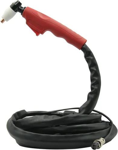 Miniatura 10 de PT31 Aire Plasma Corte Torcha Cabeza Cuerpo Alta Frecuencia Clasificado Corriente 40 A (MANGO NEGRO)