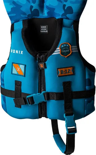 Miniatura 7 de RONIX Boy's Top Grom CGA Life Vest Durable Soft Comfortable Floaty Swimming Life Jacket for Kids with Plush Inner & Back Supportive Foam