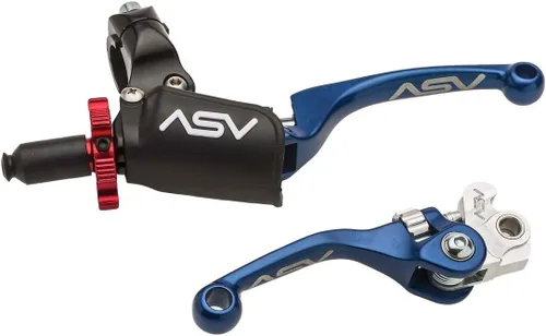 ASV Unbreakable F4 Off-Road Embrague y palanca de freno w/PRO Perch # BC F41306PX - Azul