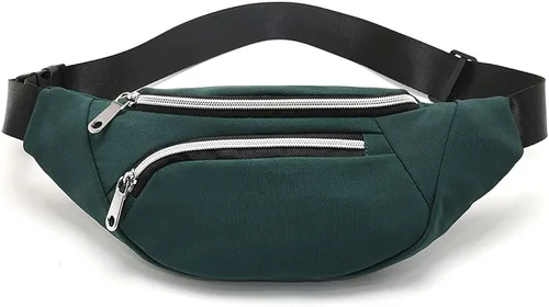Miniatura 26 de Riñonera para hombres y mujeres, riñonera para entrenamiento, viajes y correr. (004)Negro