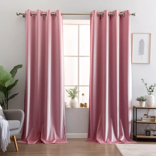 Miniatura 14 de Juego de 2 paneles de cortinas de terciopelo negro, cortinas súper suaves con ojales para decoración de sala de estar y dormitorio, reducción
