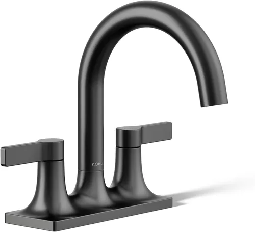 Miniatura 14 de KOHLER 16027-4-CP - Grifo para lavabo de baño con una sola manija, cromo pulido, tamaño único