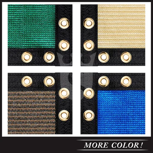 Miniatura 7 de Royal Shade - Malla de privacidad para cerca, cortavientos, de 5 x 3 pies, color negro, cubierta de tela de malla, bridas para cables incluidas