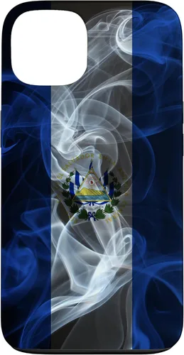 Miniatura 7 de Funda para iPhone 12/12 Pro Smoky El Salvador Bandera - Funda de Orgullo Salvadoreño Estilo Humo